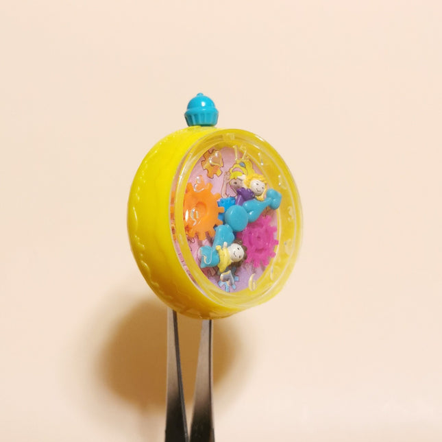Polly Pocket Stop Watch with Clip – 2" McDonald's Toy (1994, Pre-Owned)