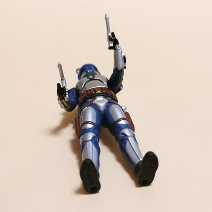 Star Wars Poseable Jango Fett 3" Mini Figure – Metal Diecast Tomica TOMY Rare (Pre-Owned)