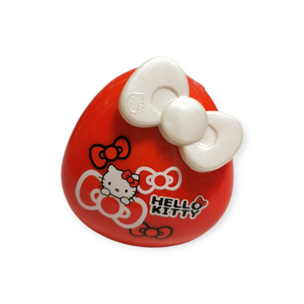Sanrio Hello Kitty Storage Case – Mirror & Pink Bow Hair Tie (Pre-Owned)