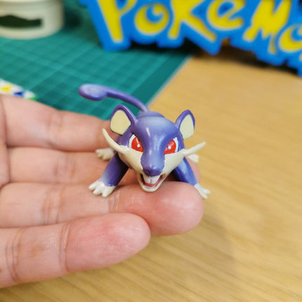 Vintage TOMY Pokemon Rattata 2" Mini Figure – CGTSJ (Pre-Owned)