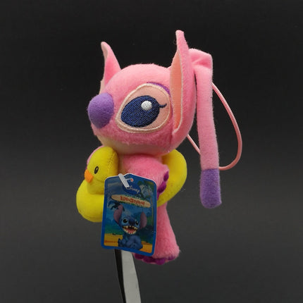 Disney Lilo & Stitch Angel with Duck Floatie – 5" Plush (Pre-Owned)