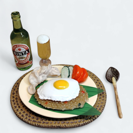 Re-Ment Family Restaurant 2 #7 Indonesian Fried Rice Dish – Dollhouse Food (Pre-Owned)