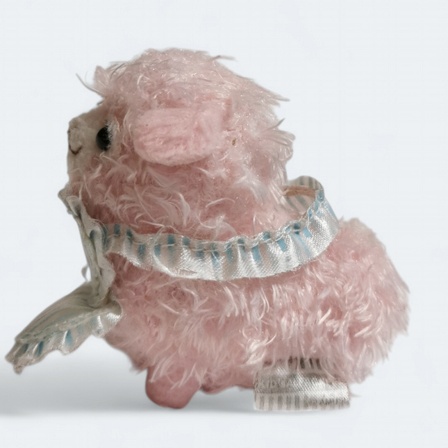 Kid’s Alpacafe Pink Baby Alpaca with Apron 3.5" Plush (Fair, Pre-Owned)