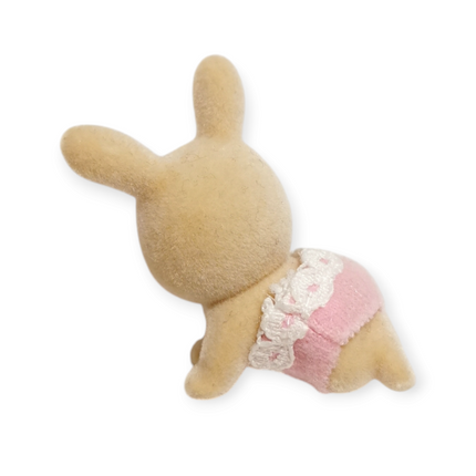 Sylvanian Families Milk Rabbit Crawling Baby – Toddler Doll (Pre-Owned)