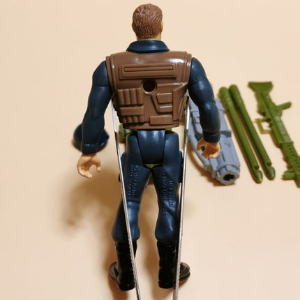 Stargate LT KAWALSKY w CANNON WEAPON 4" Mini Action Figure Toy 1994 Hasbro Loose
