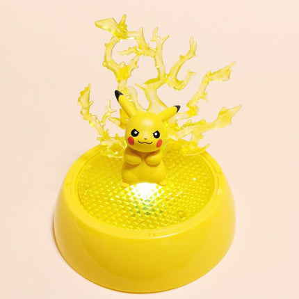 Bandai Pokemon Shine Collection Pikachu 3" Mini Figure – Platform with Light (Pre-Owned)