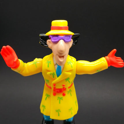 Vintage 1992 INSPECTOR GADGET Windsurfer 5" Figure Loose Toy Collectible TIGER