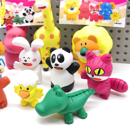 Animal Cracker 1.5" Mini Figures – SK Japan Snack Animals Lot of 10 (Pre-Owned)