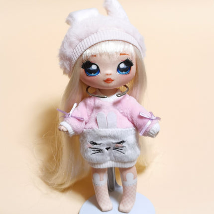 Na Na Na Surprise Aubrey Heart – 7" Doll with Bunny Ears (MGA, Pre-Owned)