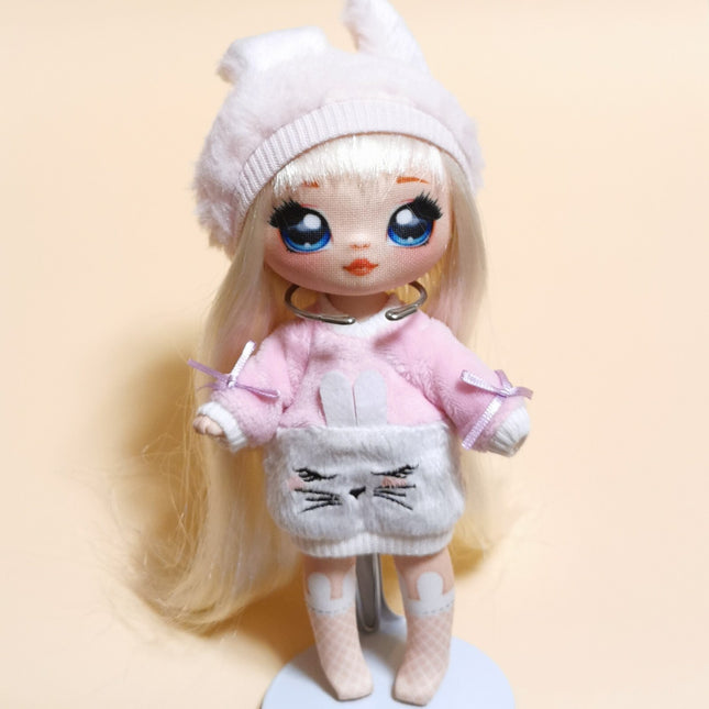 Na Na Na Surprise Aubrey Heart – 7" Doll with Bunny Ears (MGA, Pre-Owned)