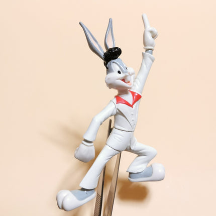 Looney Tunes ELVIS PRESLEYBUGS BUNNY 4.5" Mini Figure PVC 1999 Mascot Toy