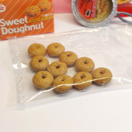 Re-Ment Daily Living Department #9 Snack Doughnut & Popcorn – Dollhouse Food