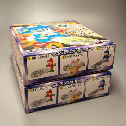 BOMBERMAN MEDAL MAN Powershoot Battle Scope Lot of 2 Box #05 #06 Vintage Takara