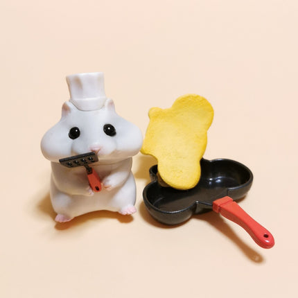 Re-Ment Animal Hamster Cake Shop #2 Cooking/Flipping Pancake (Pre-Owned)