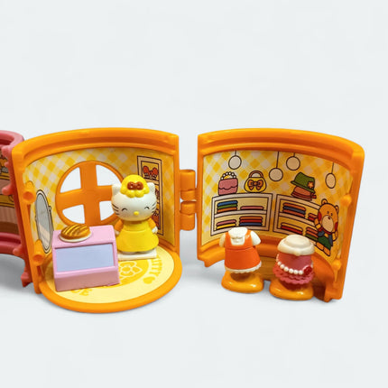 Hello Kitty Capsule Tower Houses – Cake Shop & Boutique (1.5", Rare, Pre-Owned)
