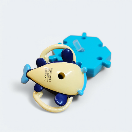 Pokemon Whiscash 1" Mini Figure with Stand – Encyclopedia Zukan Full Color (Bandai, Pre-Owned)