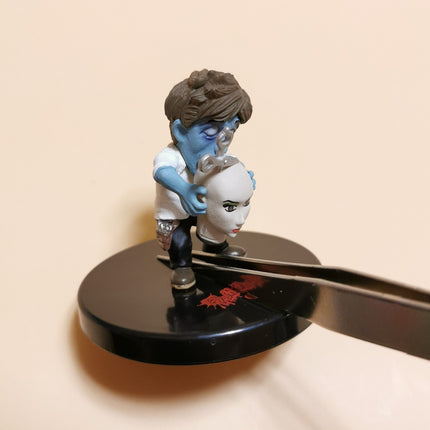 GHOST ZOMBIE HAIRDRESS 1.5" Mini Figure Weird Toy Careless of the Dead Takara