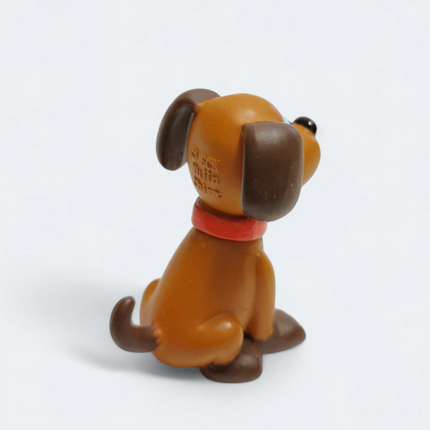 PostPet Brown Sitting Puppy Dog 1.5" Mini Figure – Dollhouse Pet (Pre-Owned)