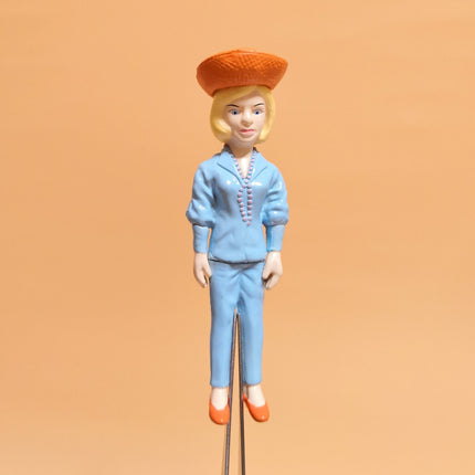 THUNDERBIRDS LADY PENELOPE WARD 3" Mini Figure Plastic Toy Gerry Anderson Yujin