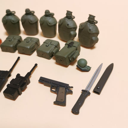 1/6 Scale Pouch Canteen Walkie – Lot of 15 Belt Accessories (Pre-Owned)
