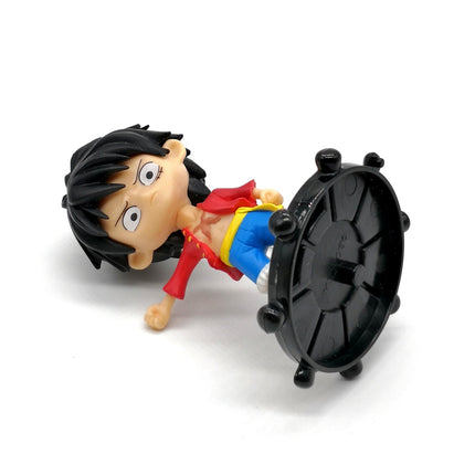 One Piece Monkey D. Luffy 3" Mini Figure with Stand – Cake Topper (Pre-Owned)