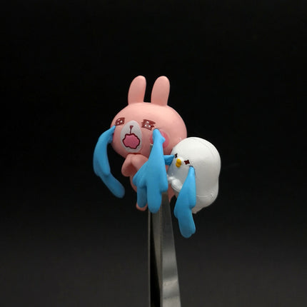 Kanahei’s Small Animal Pink Rabbit & White Chick Crying 2" Mini Figure (Pre-Owned)