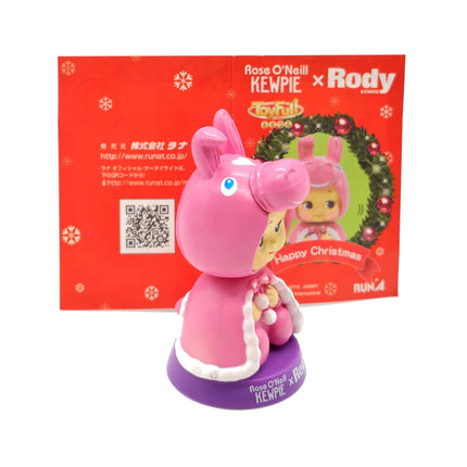 Rose O'Neill Kewpie Baby Pink Rody Bobble Head – 2.5" Christmas Figure (Pre-Owned)