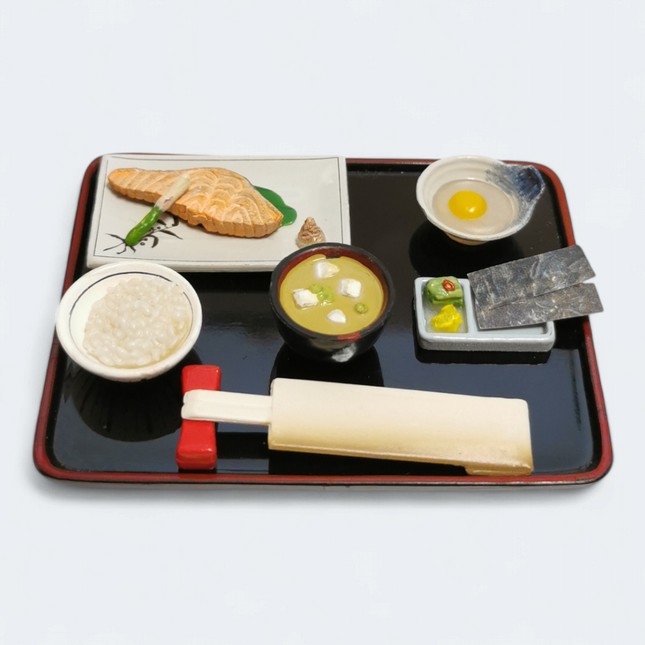 Re-Ment Japanese Meal #7 Grilled Salmon Set (2003) – Dollhouse Food (Pre-Owned)