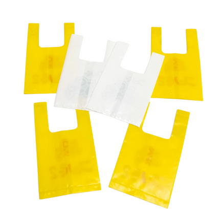 Re-Ment Miniature Supermarket Shopping Bags – Lot of 6 (2003) (Pre-Owned)