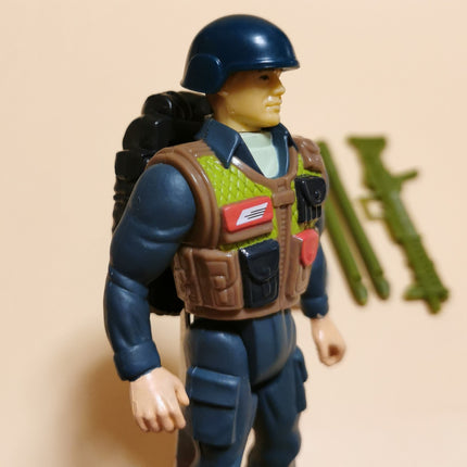 Stargate LT KAWALSKY w CANNON WEAPON 4" Mini Action Figure Toy 1994 Hasbro Loose