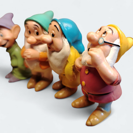 Disney Seven Dwarfs – 2" Figure Lot of 7 (Pre-Owned)