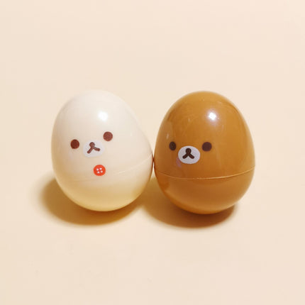 San-X Rilakkuma Brown & White Bear Roly Poly – 1.25" Wobbler (Pre-Owned)