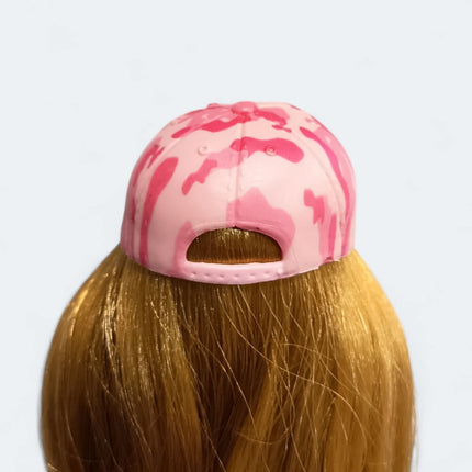 Licca Doll Accessories Pink Camo Cap Hat – 1/6 Scale (Pre-Owned)