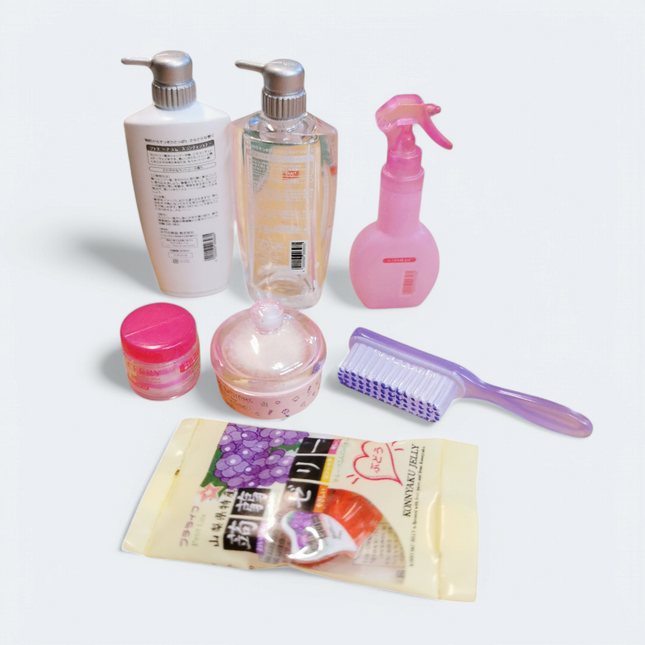 Re-Ment Drugstore 2005 #5 Shampoo, Conditioner & Cotton – Beauty Miniatures