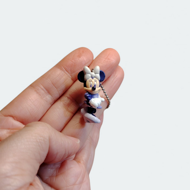 Tiny Minnie Mouse Purple Dress 1" Keychain – Disney Girl Gift (Pre-Owned)