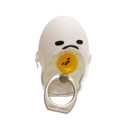 Sanrio Gudetama Lazy Egg Phone Ring Holder – 3" Figure (2016) (Pre-Owned)