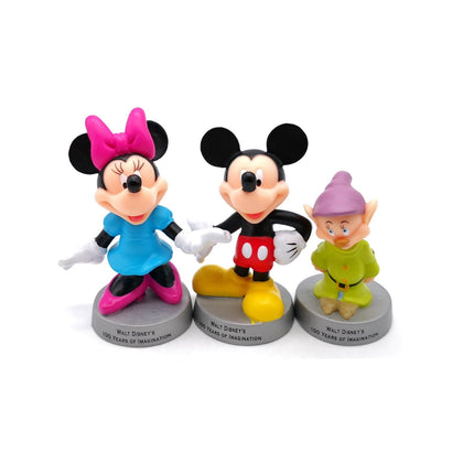 Disney 100 Years Mickey, Minnie & Dopey 3" Mini Figures – MTR Hong Kong Set
