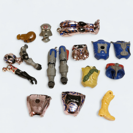 GI Joe Cobra Commander V10 Head & Legs – Parts for 3.75" Figure (Hasbro, Fair, Pre-Owned)