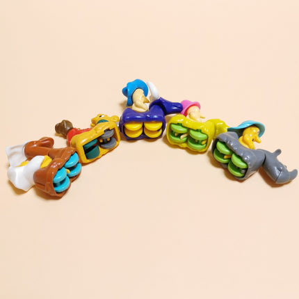 Kinder Surprise Animals with Riders – Lot of 5 Mini Figures (Pre-Owned)