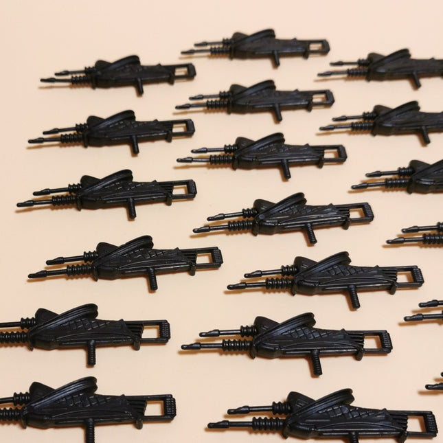 BLACK RIFLE WEAPON PART Lot of 19 Major Bludd 3.75" Figure Accessories Arsenal