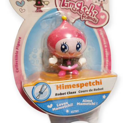 Tamagotchi Friends Himespetchi – 2" Pink Robot Figure (Bandai, 2014, Pre-Owned)