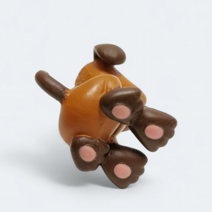 PostPet Brown Sitting Puppy Dog 1.5" Mini Figure – Dollhouse Pet (Pre-Owned)