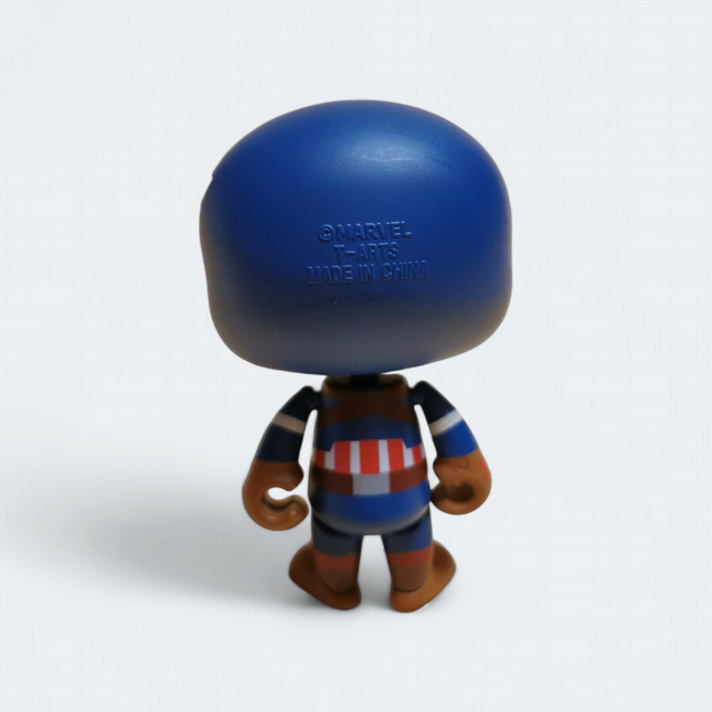 Takara Tomy Marvel Avengers Captain America – 3" Popsule Gacha Figure (Pre-Owned)
