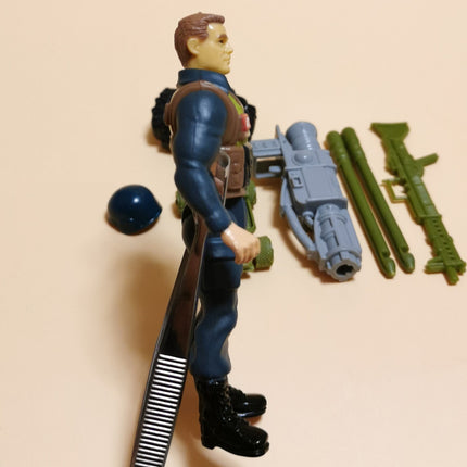Stargate LT KAWALSKY w CANNON WEAPON 4" Mini Action Figure Toy 1994 Hasbro Loose