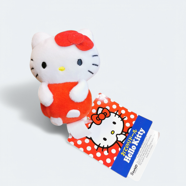 Sanrio Hello Kitty Palm Size Beanie Roly Poly – 3" Plush (2016, Pre-Owned)