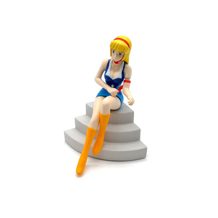 Cutie Honey HONEY KISARAGI Sitting Anime Toy 3" Mini Figure Collectible Bandai