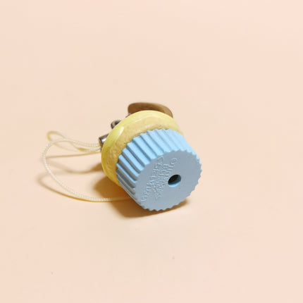 Bandai Capybara-San Cookie on Cupcake – 1" Keychain Charm (Pre-Owned)