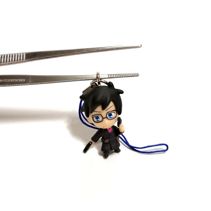 Bandai Blue Exorcist Yukio Okumura 1" Charm Keychain – Anime Mini Figure (Pre-Owned)