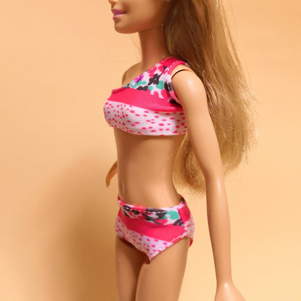 Pink Mix Print 2-Piece Swimsuit – 11" Doll (Pre-Owned)