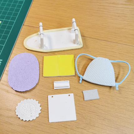 Re-Ment Miniature Ironing Board & Doormat – Retro Goods Series (Pre-Owned)